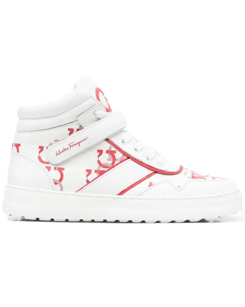 Ferragamo Klassische High-Top-Sneakers - Weiß Weiß