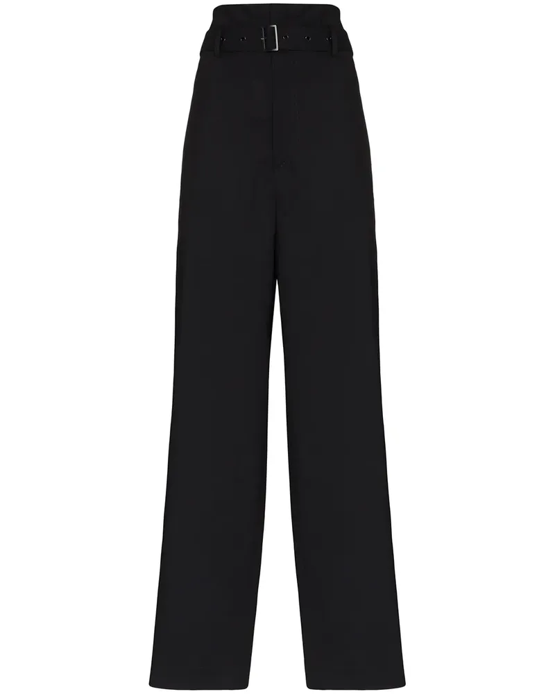 LOW CLASSIC Hose mit Paperbag-Taille - Blau Blau