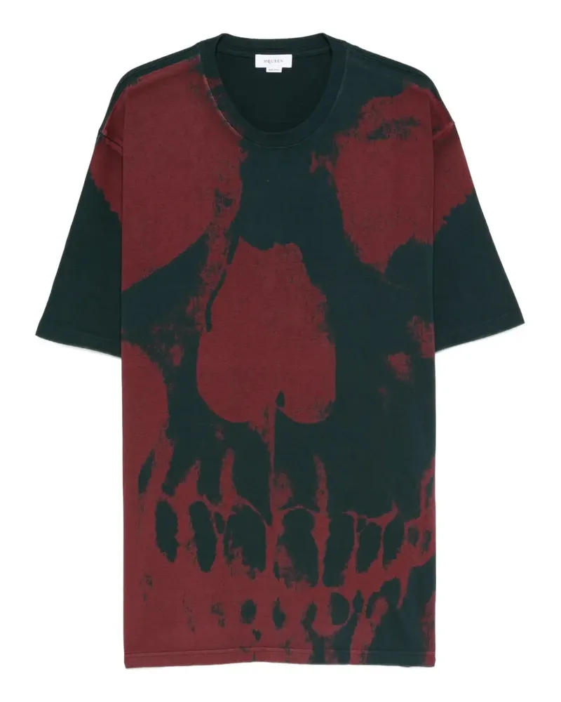 Alexander McQueen T-Shirt mit Totenkopf-Print - Grau Grau