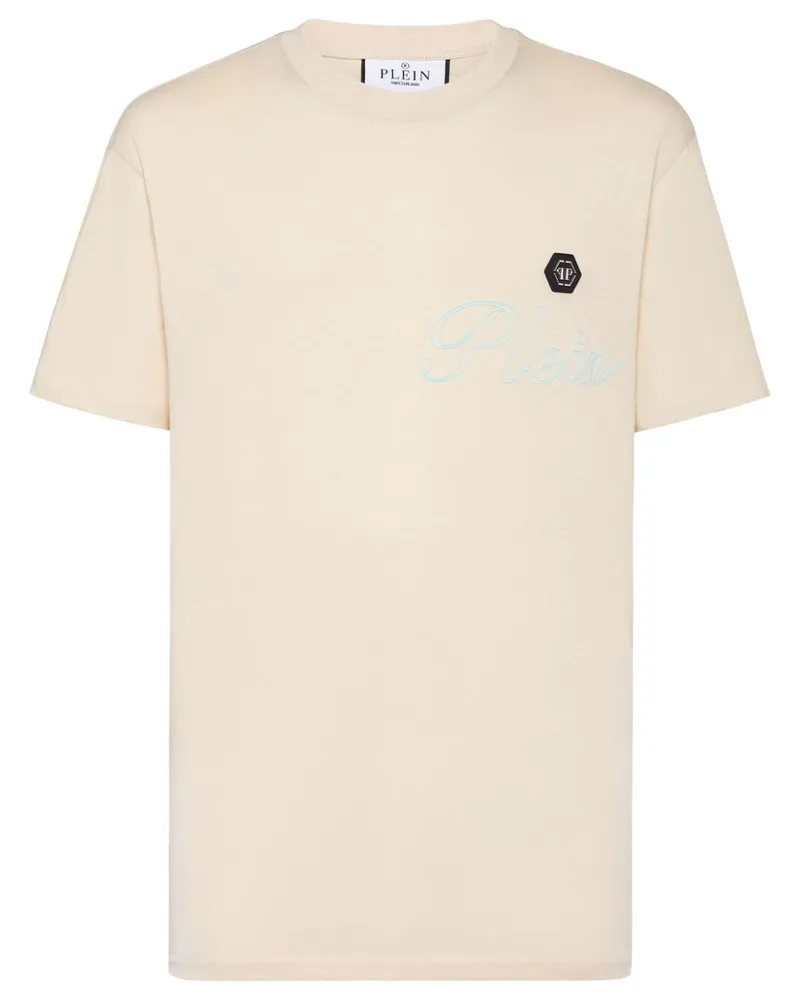 Philipp Plein T-Shirt mit Rundhalsausschnitt - Nude Nude