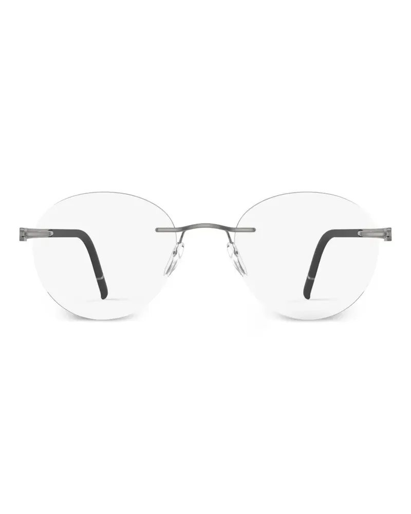 Silhouette Rahmenlose Momentum Brille - Grau Grau
