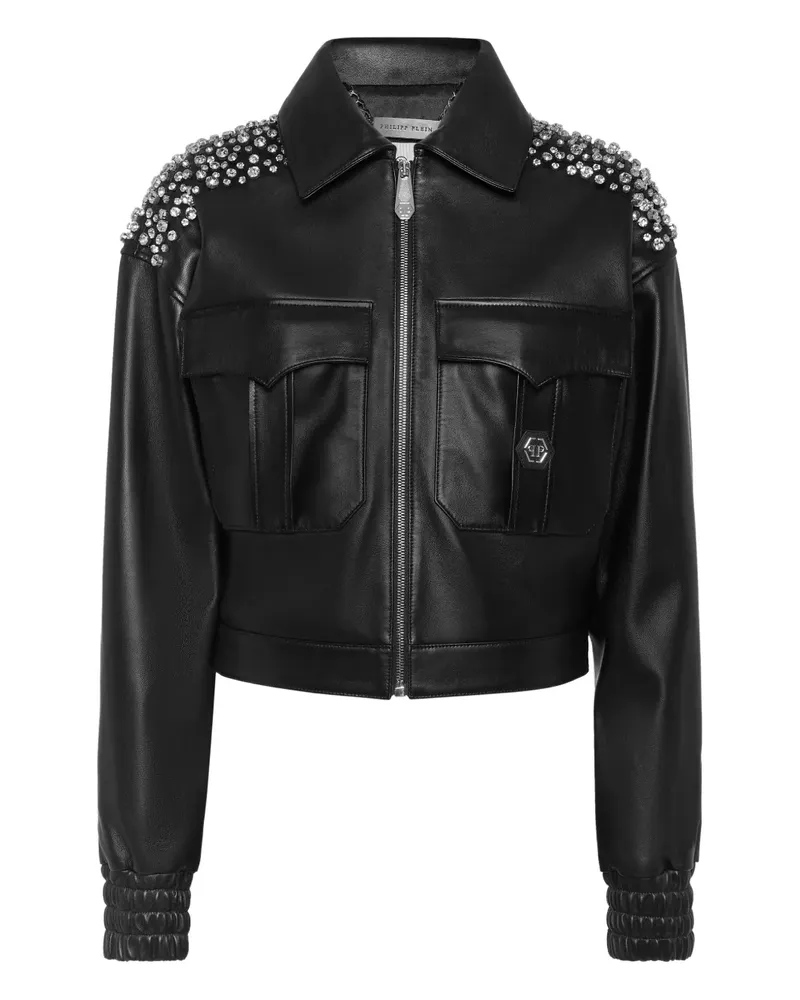 Philipp Plein Deluxe Signature Jacke - Schwarz Schwarz
