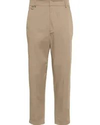 Low Brand Tapered-Hose mit Ziernaht Braun