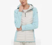 Gesteppte Kapuzenjacke - Weiß