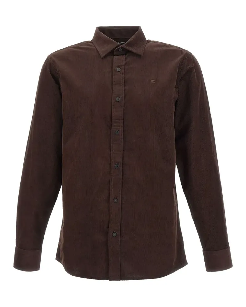G-STAR RAW Klassisches Hemd - Braun Braun