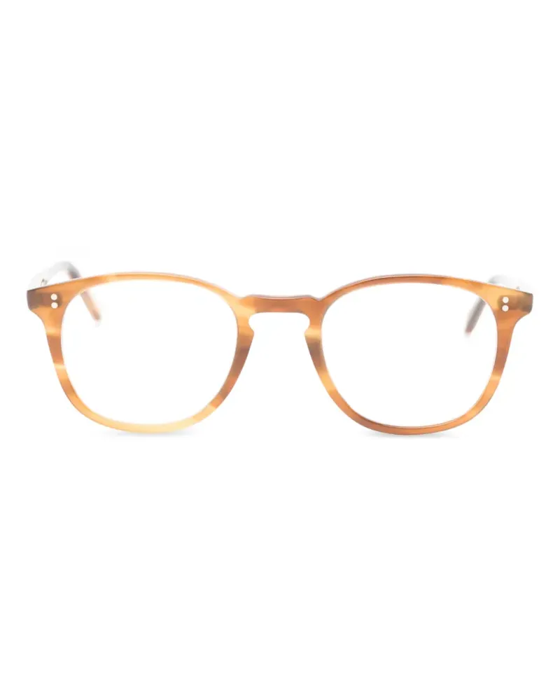 Garrett Leight Runde Kinney Brille - Braun Braun