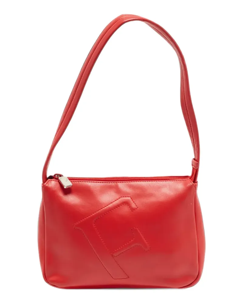 Furla stitched logo tote bag - Rot Rot