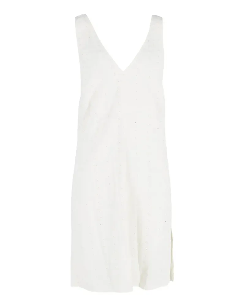 Reformation broderie-anglaise sleeveless dress - Weiß Weiß