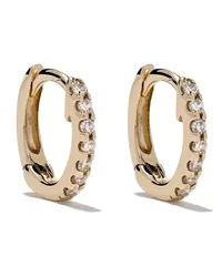 Dana Rebecca Designs Mini 14kt Gelbgoldcreolen mit Diamanten Gold