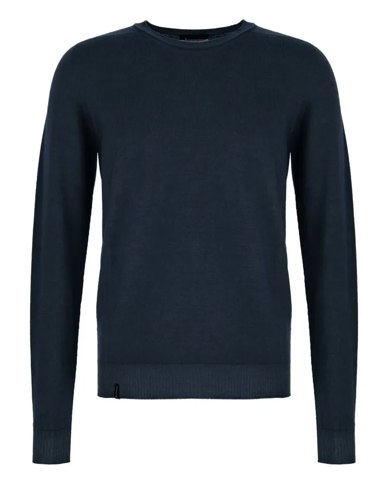 Arovescio crew-neck sweater - Blau Blau