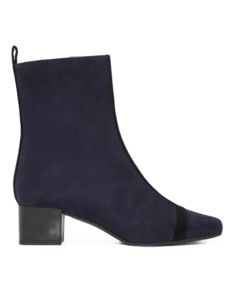 Carel Audrey Stiefeletten aus Wildleder mit Einsätzen - Blau Blau