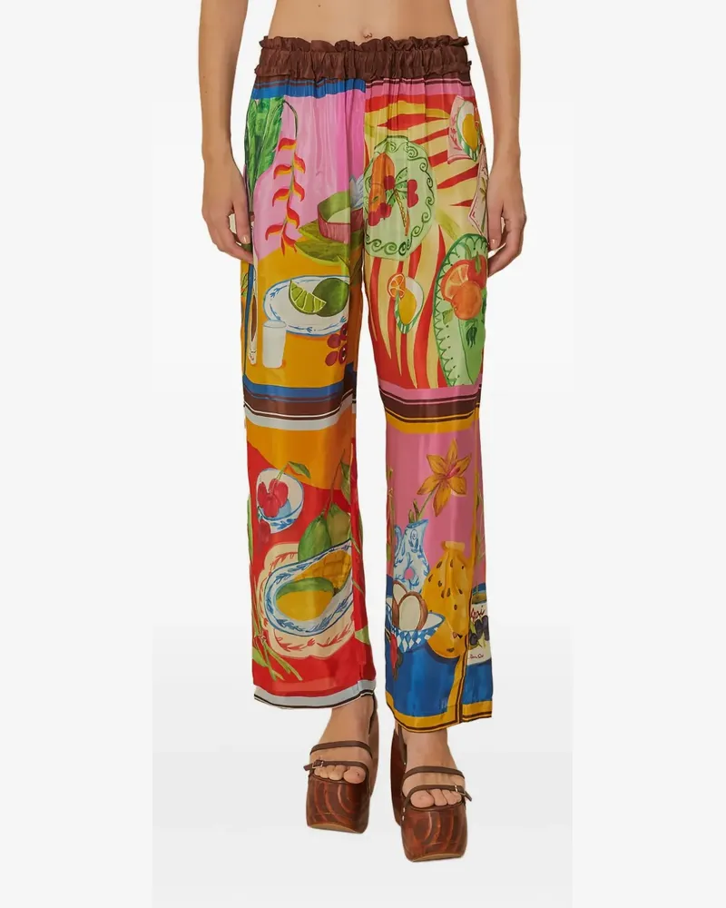 FARM Rio Hose mit Print - Rosa Rosa