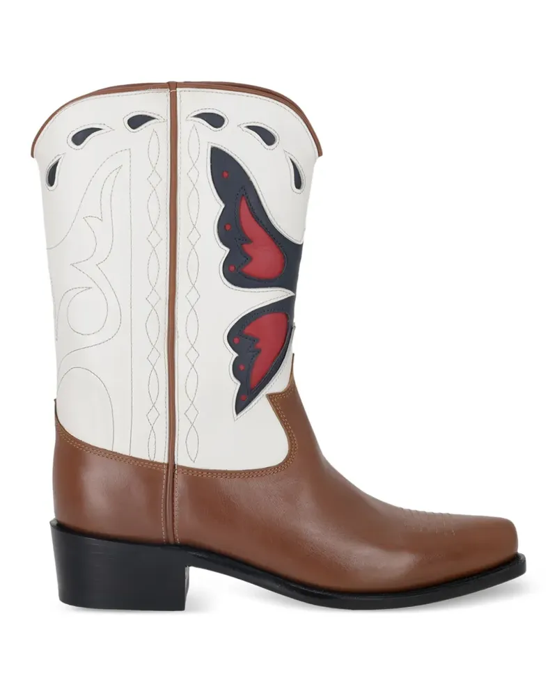 Fortela Butterfly Camperos boots - Braun Braun