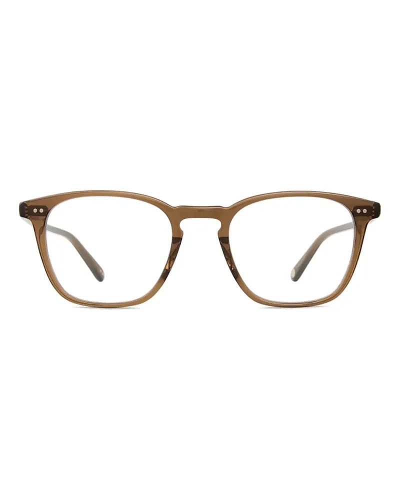 Garrett Leight Albright round-frame glasses - Braun Braun