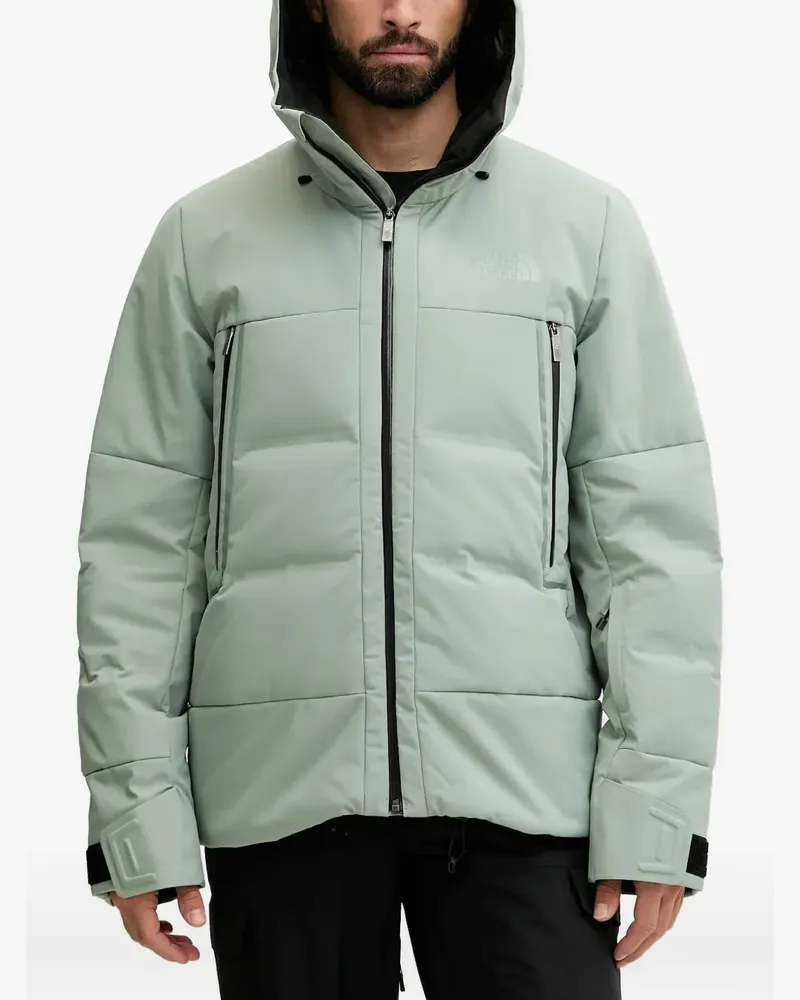 The North Face hooded zip skiwear - Grün Grün