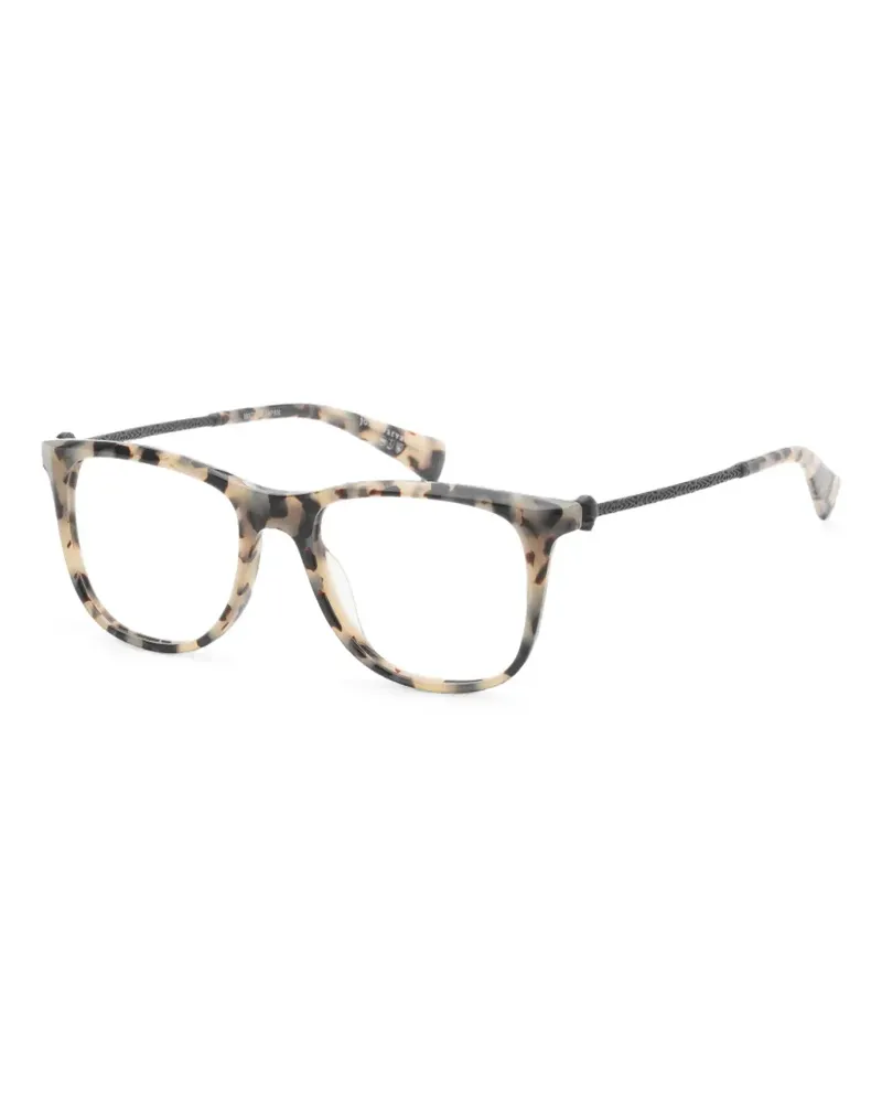 John Varvatos Eckige Brille in Schildpattoptik - Nude Nude