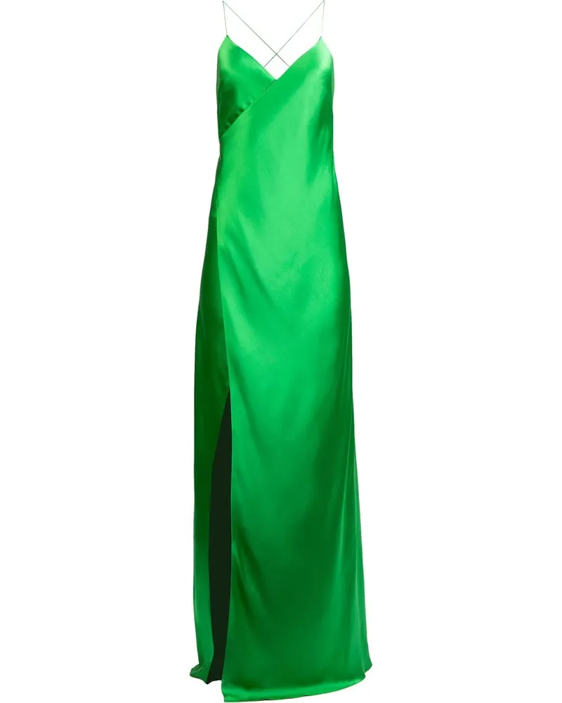 mason by michelle mason Gewickeltes Seidenkleid - Grün Grün