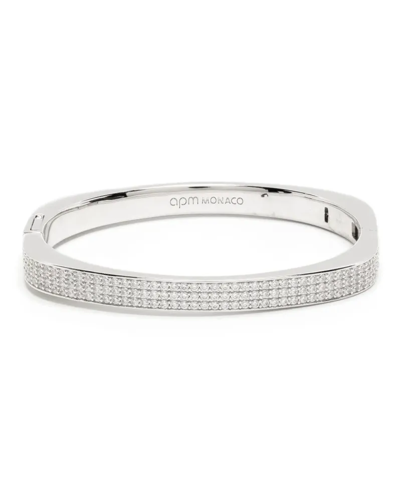APM Monaco Armband mit poliertem Finish - Silber Silber