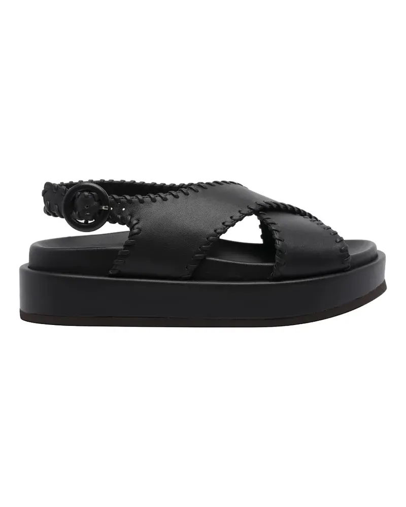 Paloma Barceló open-toe buckle-fastening sandals - Schwarz Schwarz