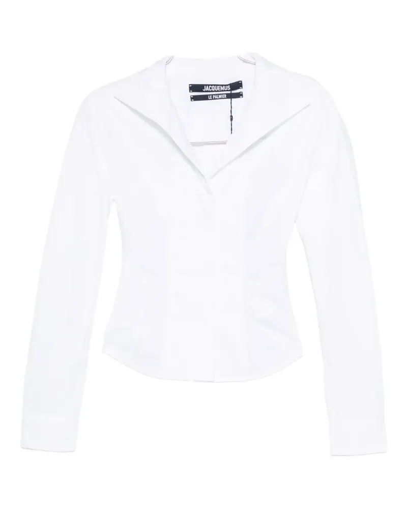 Jacquemus The Tulip Hemd mit Cut-Out - Weiß Weiß