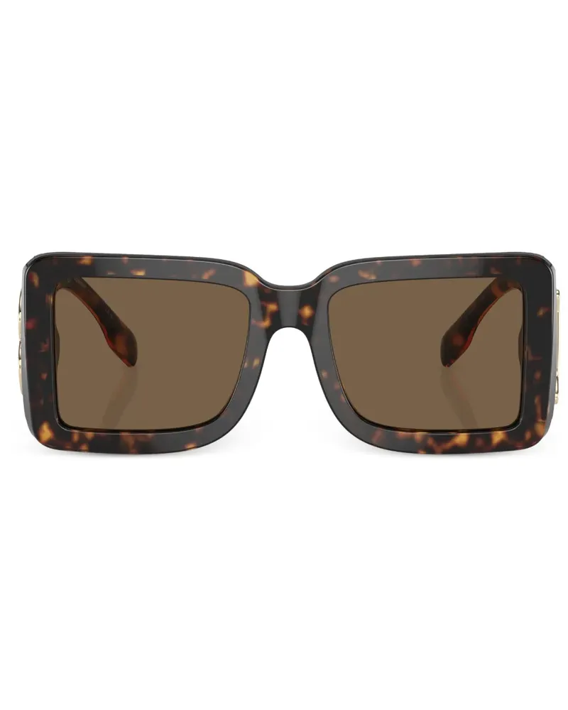 Burberry Sonnenbrille mit eckigem Gestell - Braun Braun