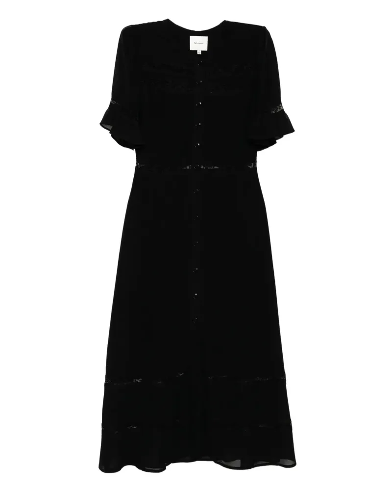 Reformation Woodson Kleid - Schwarz Schwarz