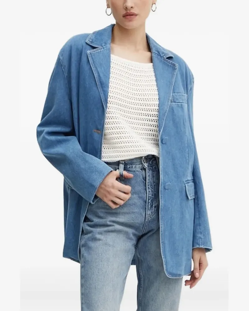 Bardot Blazer mit Knopfverschluss - Blau Blau