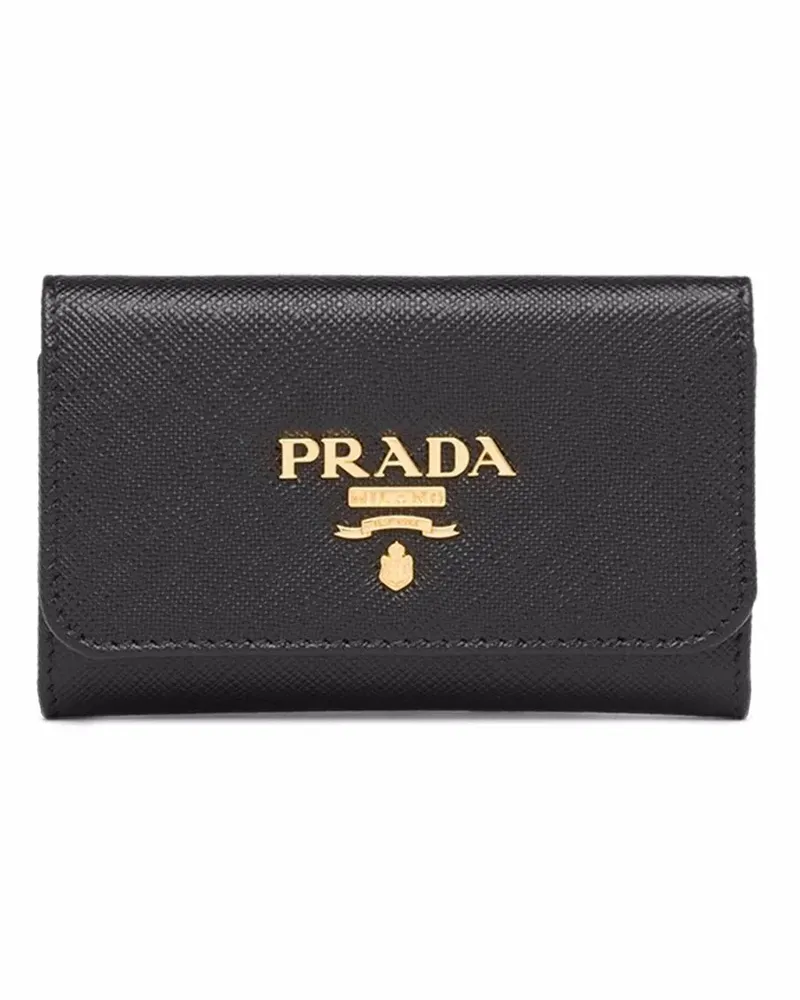 Prada Saffiano Schlüsseletui - Schwarz Schwarz
