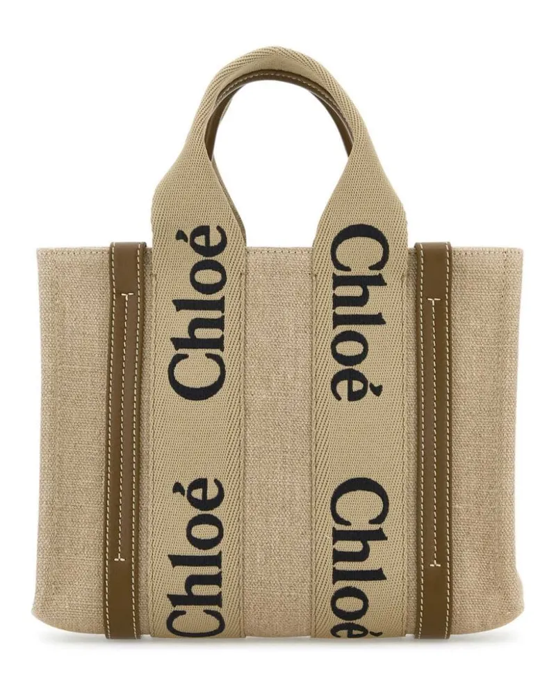 Chloé Kleine Woody Handtasche - Nude Nude