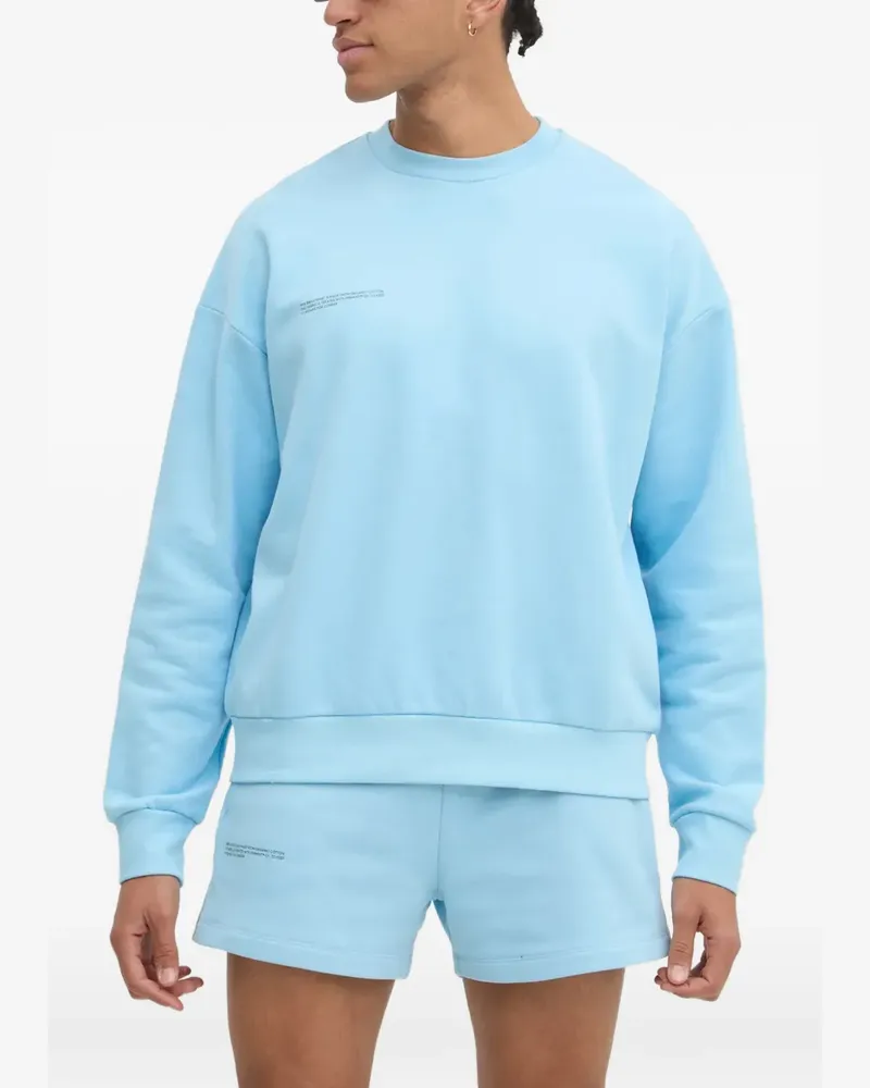 PANGAIA long-sleeve crew neck T-shirt - Blau Blau