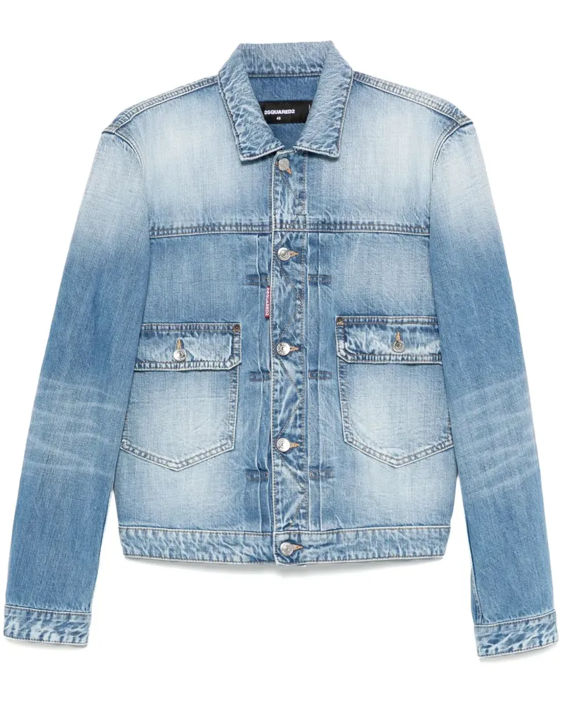 Dsquared2 Heritage Jacke aus Denim - Blau Blau
