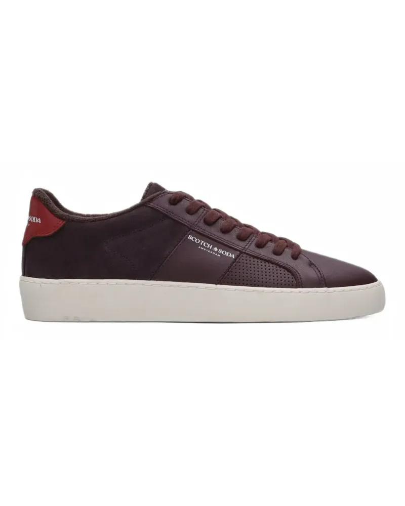 Scotch&Soda Perforierte Sneakers - Violett Violett