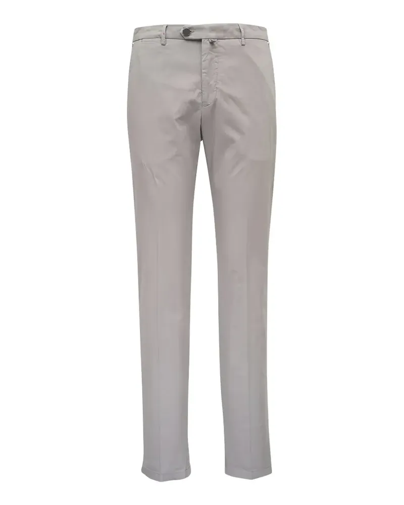 Kiton poplin trousers - Grau Grau