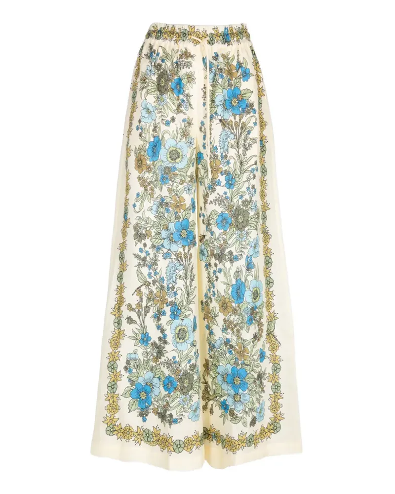 ALEMAIS Sophia Hose mit Blumenprint - Nude Nude