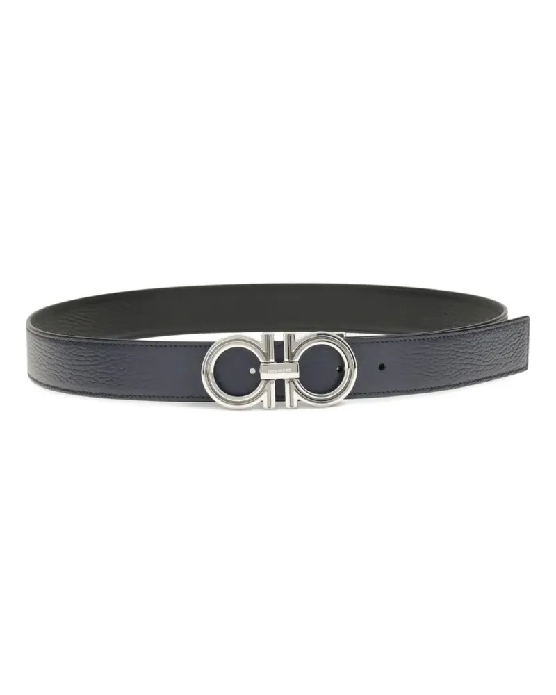 Ferragamo Gancini reversible belt - Blau Blau