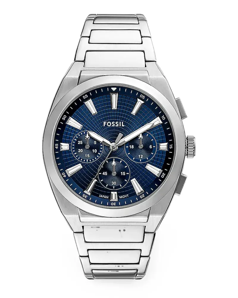 Fossil Everett 44mm watch - Blau Blau