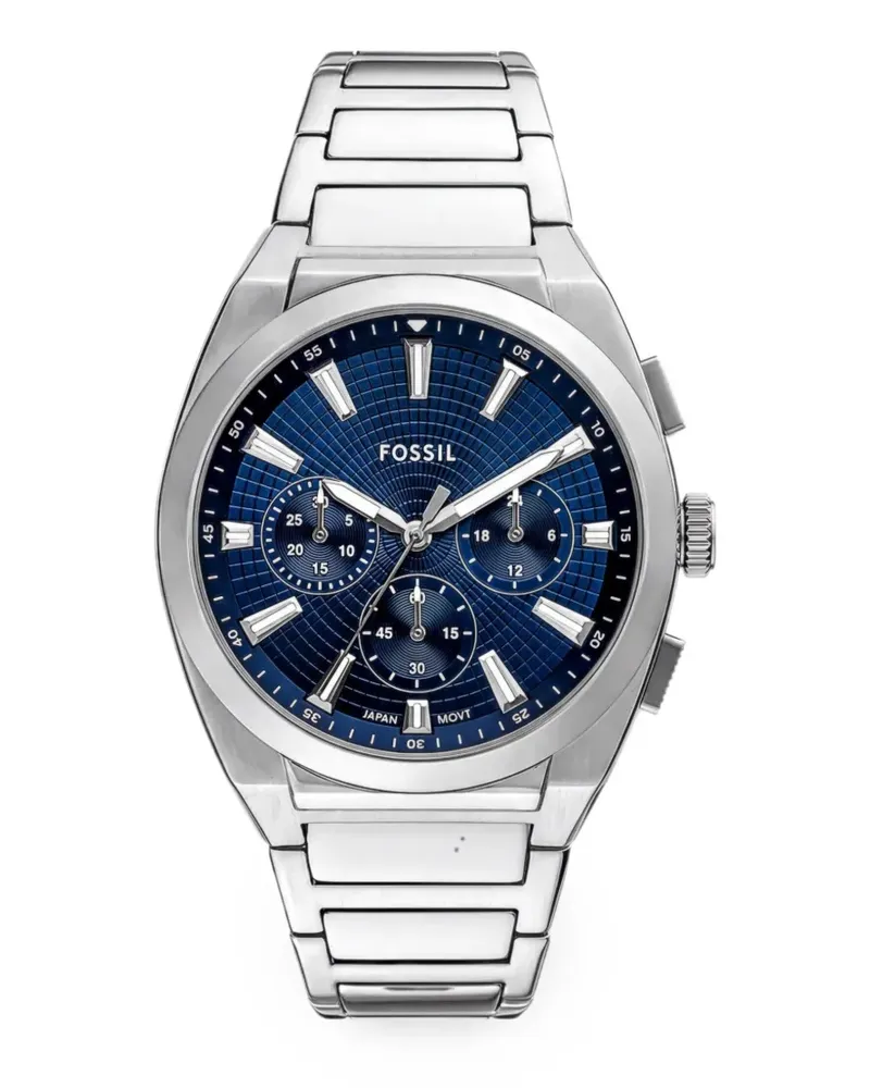 Fossil Everett Armbanduhr 44mm - Blau Blau