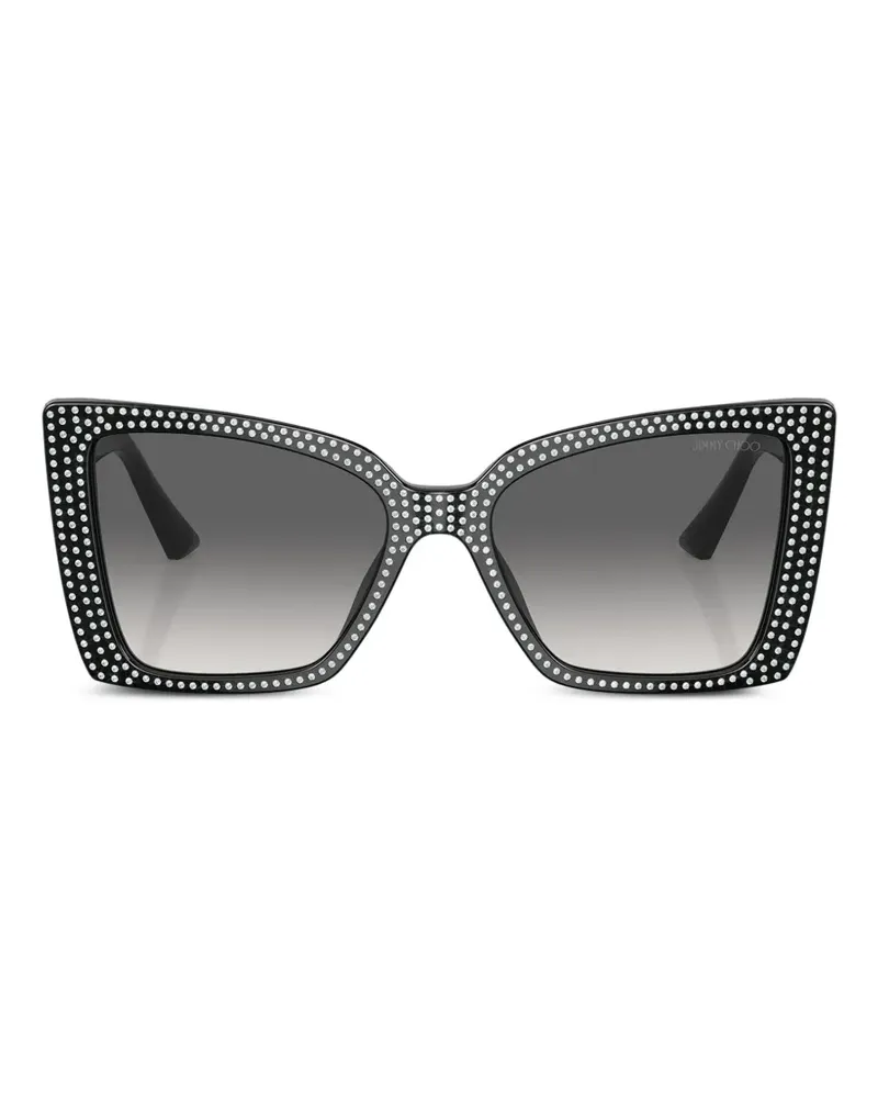 Jimmy Choo crystal-embellished sunglasses - Schwarz Schwarz