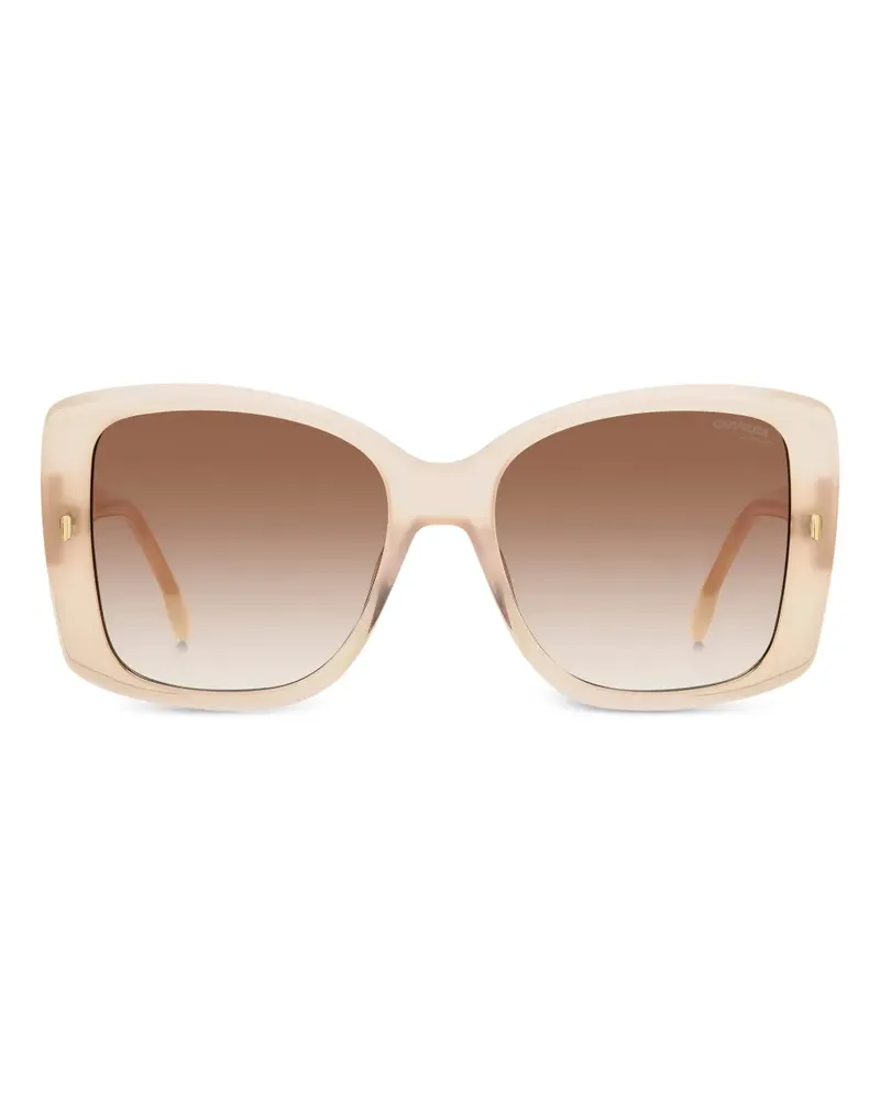 Carrera Sonnenbrille mit eckigem Gestell - Nude Nude