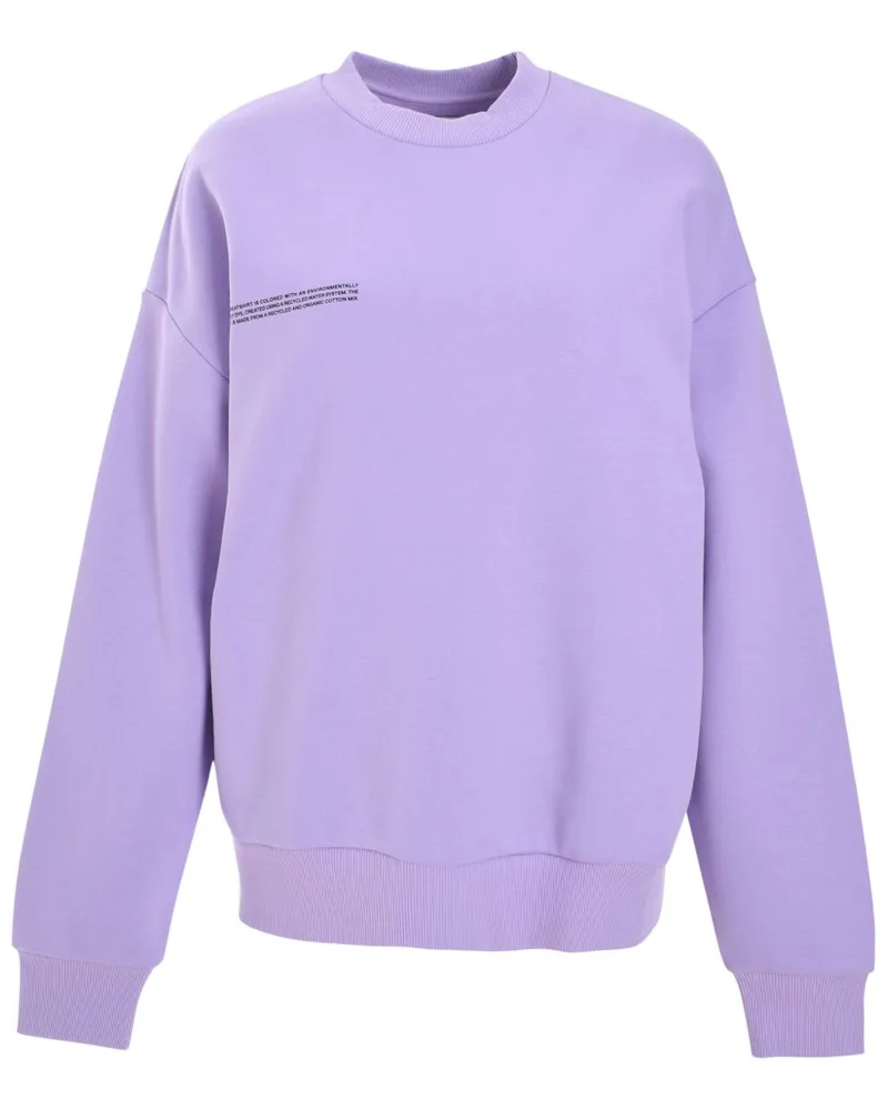 PANGAIA Sweatshirt mit Logo-Print - Violett Violett