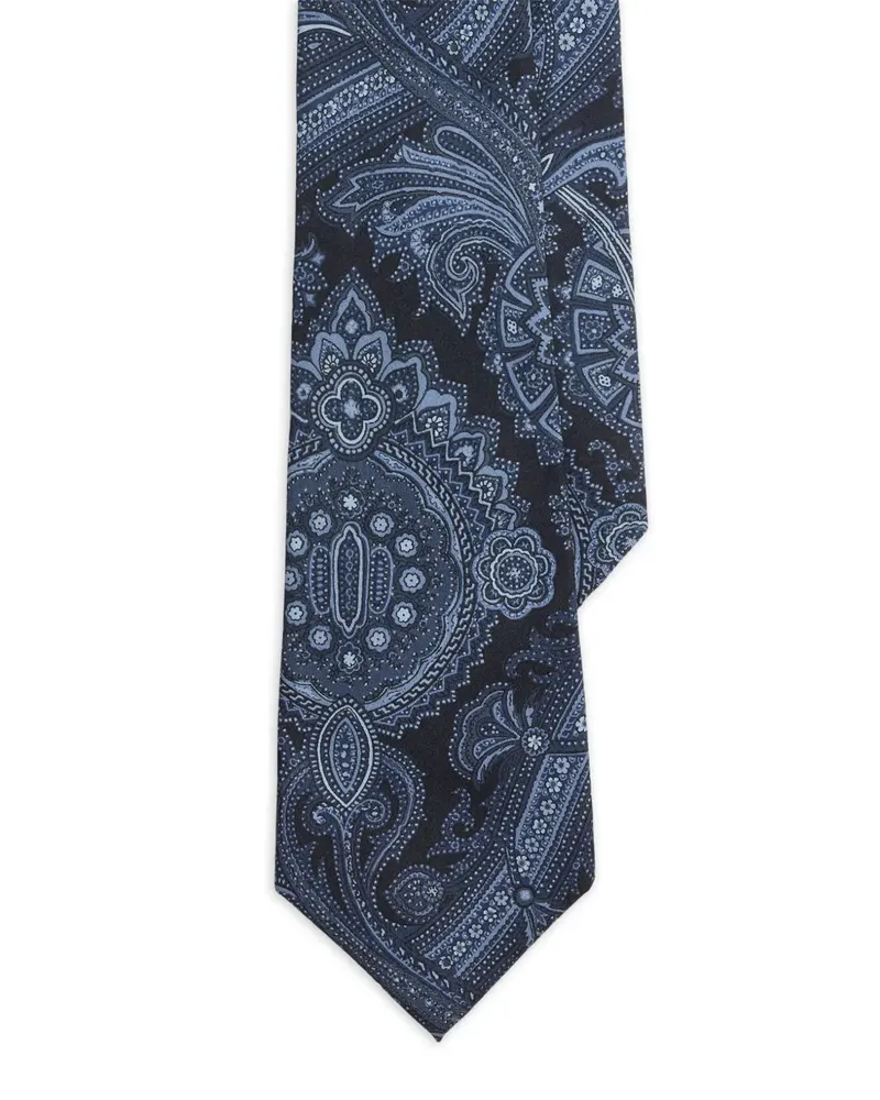 Ralph Lauren Krawatte aus Seide mit Paisley-Print - Blau Blau