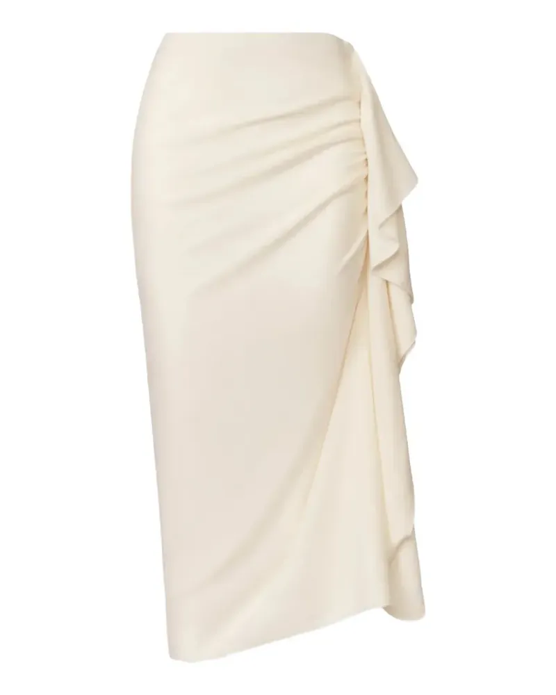 Fabiana Filippi fringe midi skirt - Nude Nude