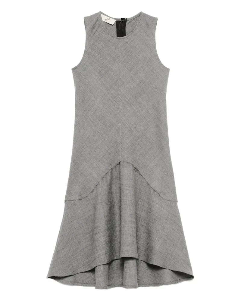 BITE Studios Asymmetrisches Minikleid - Grau Grau