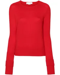 Victoria Beckham Pullover mit doppelten Bündchen Rot