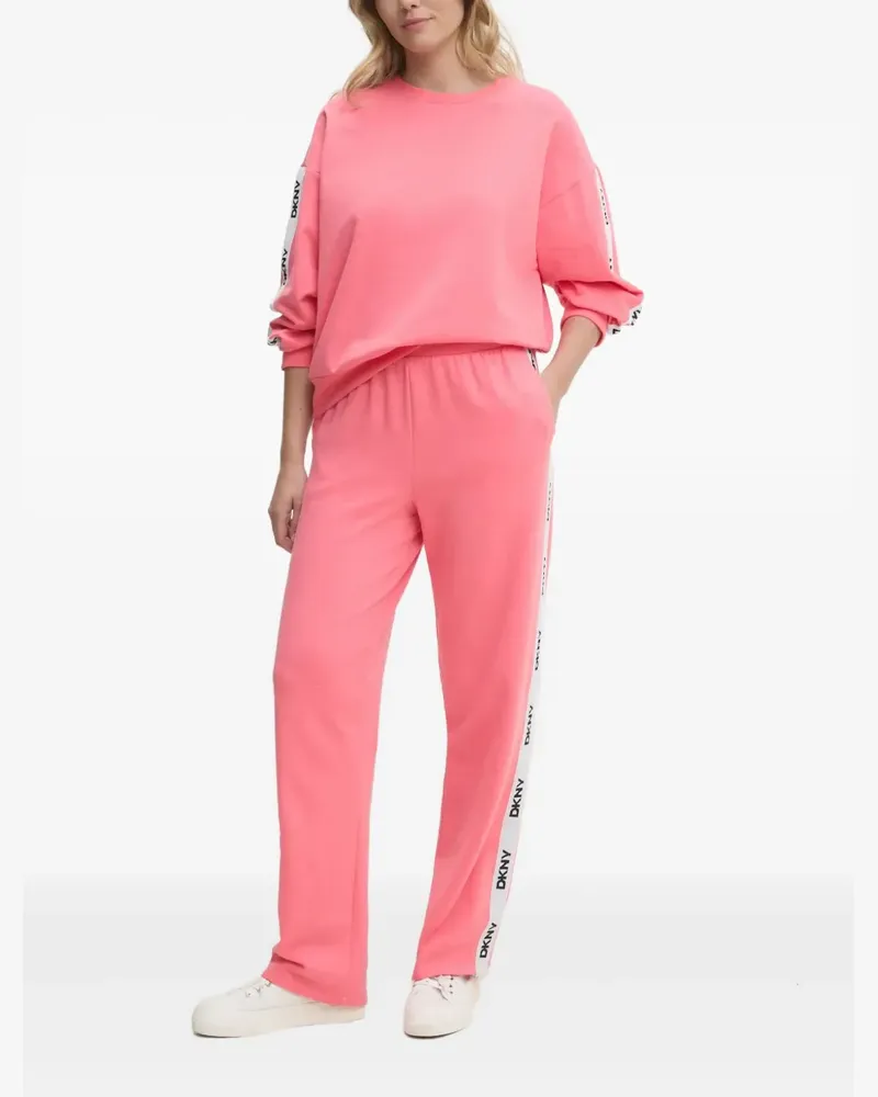 DKNY logo-tape pajama set - Rosa Rosa