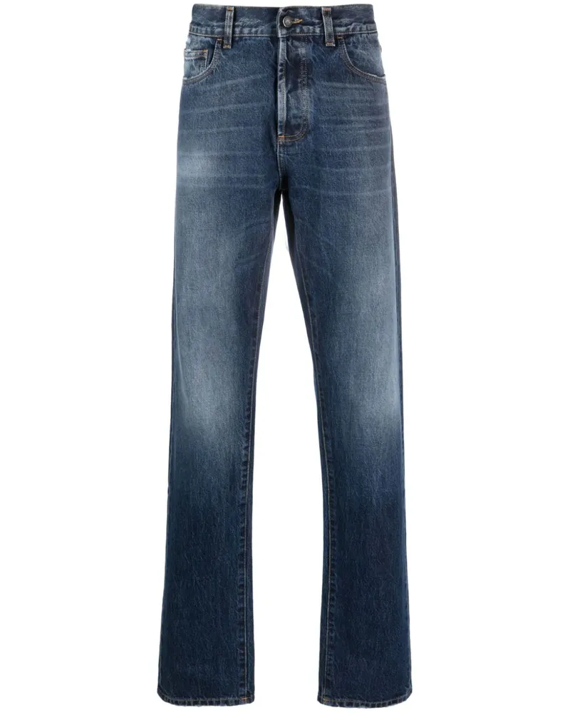ACW* Gerade Jeans im Vintage-Look - Blau Blau