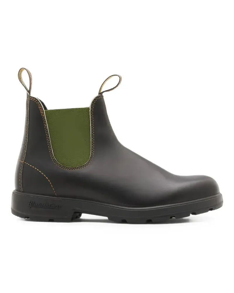 BLUNDSTONE elasticated leather Chelsea boots - Braun Braun