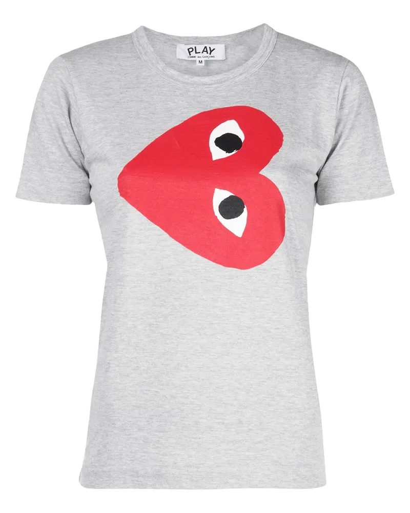 Comme des Garçons T-Shirt mit Logo-Print - Grau Grau