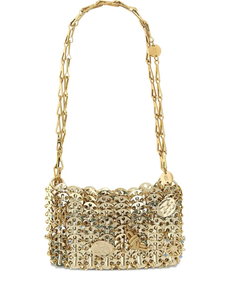 Paco Rabanne 1969 Mini-Tasche aus Metall-Mesh - Gold Gold