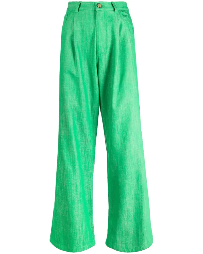 Mira Mikati Hose mit weitem Bein - Grün Grün